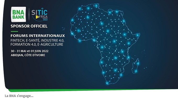 البنك الوطني الفلاحي الراعي الرسمي للدورة السادسة للصالون الدوليلتكنولوجيا المعلومات والاتصال SITIC AFRICA ABIDJAN 2022