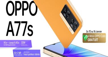  OPPO تطلق في تونس الهاتف الذكيّ الجديد A77s