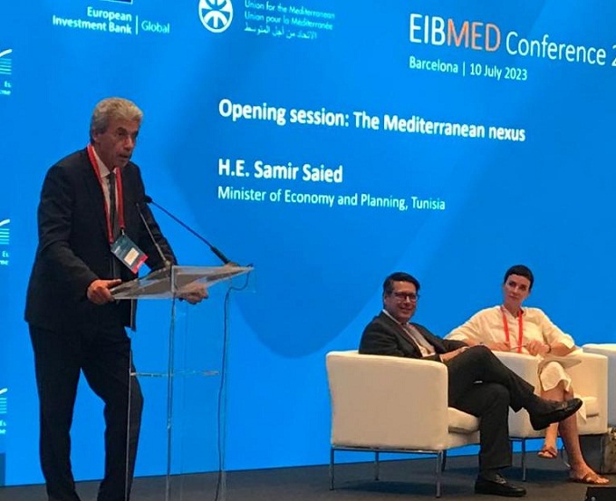 مشاركة وزير الاقتصاد في الندوة الأورومتوسطية للبنك الأوروبي للاستثمار ببرشلونة "BEI MED Conference 2023"