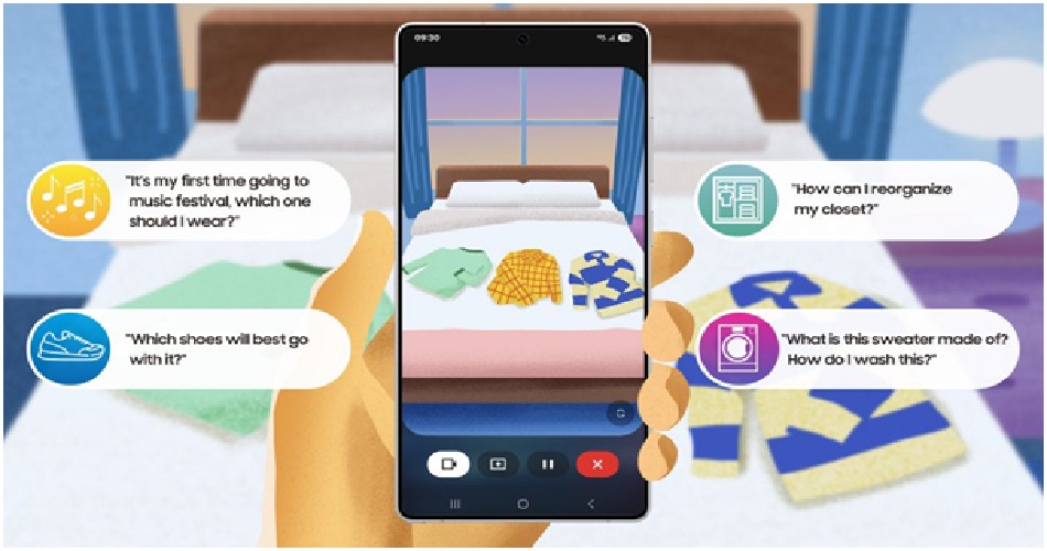 سامسونج تكشف عن الذكاء الاصطناعي المرئي في الوقت الفعلي على سلسلة Galaxy S25 مع