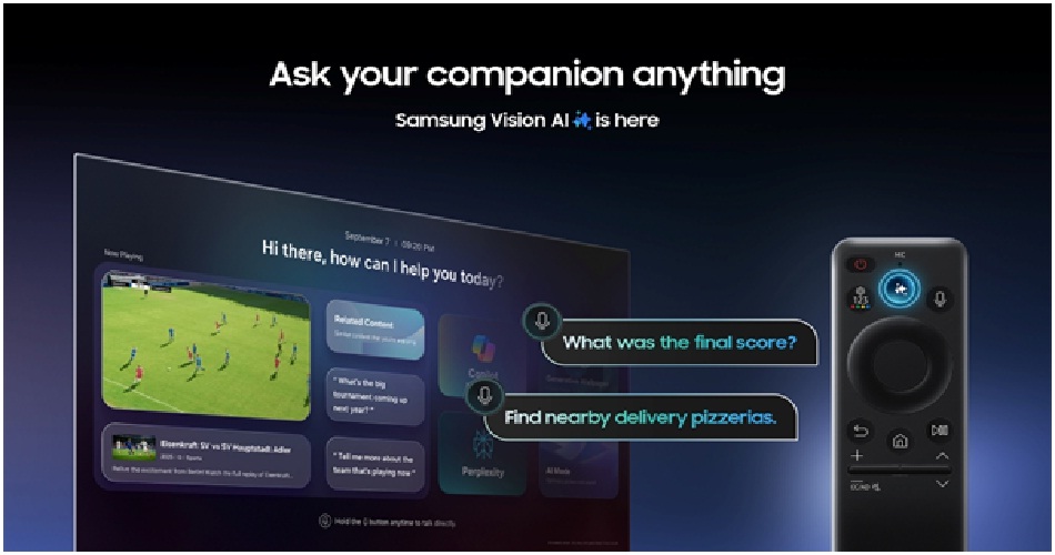 سامسونج تطلق Vision AI Companion، منصة ذكاء اصطناعي مبتكرة للتلفزيونات المنزلية