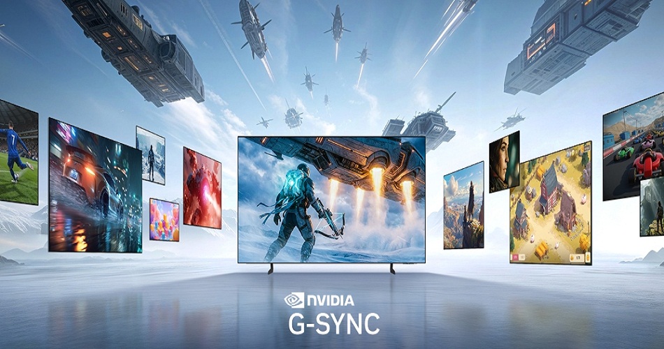 تلفزيونات وشاشات سامسونج OLED لعام 2026 توفّر تجارب ألعاب احترافية مدعومة بتقنية ™NVIDIA® G-SYNC
